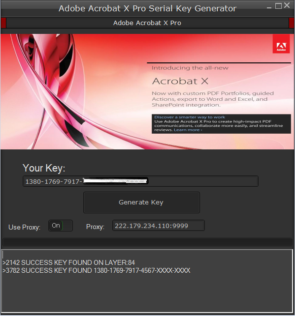 Adobe Acrobat X 10 Key Generator 2020
