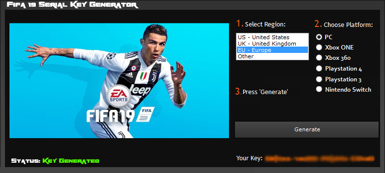 FIFA 19 CD Key Generator 2021 FIFA 19 CD Key Generator 2021
