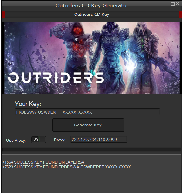 Outriders CD Key Generator Outriders CD Key Generator