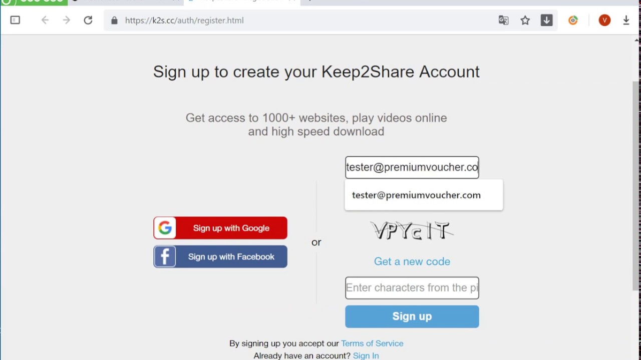 Keep2share Premium Accounts 2021