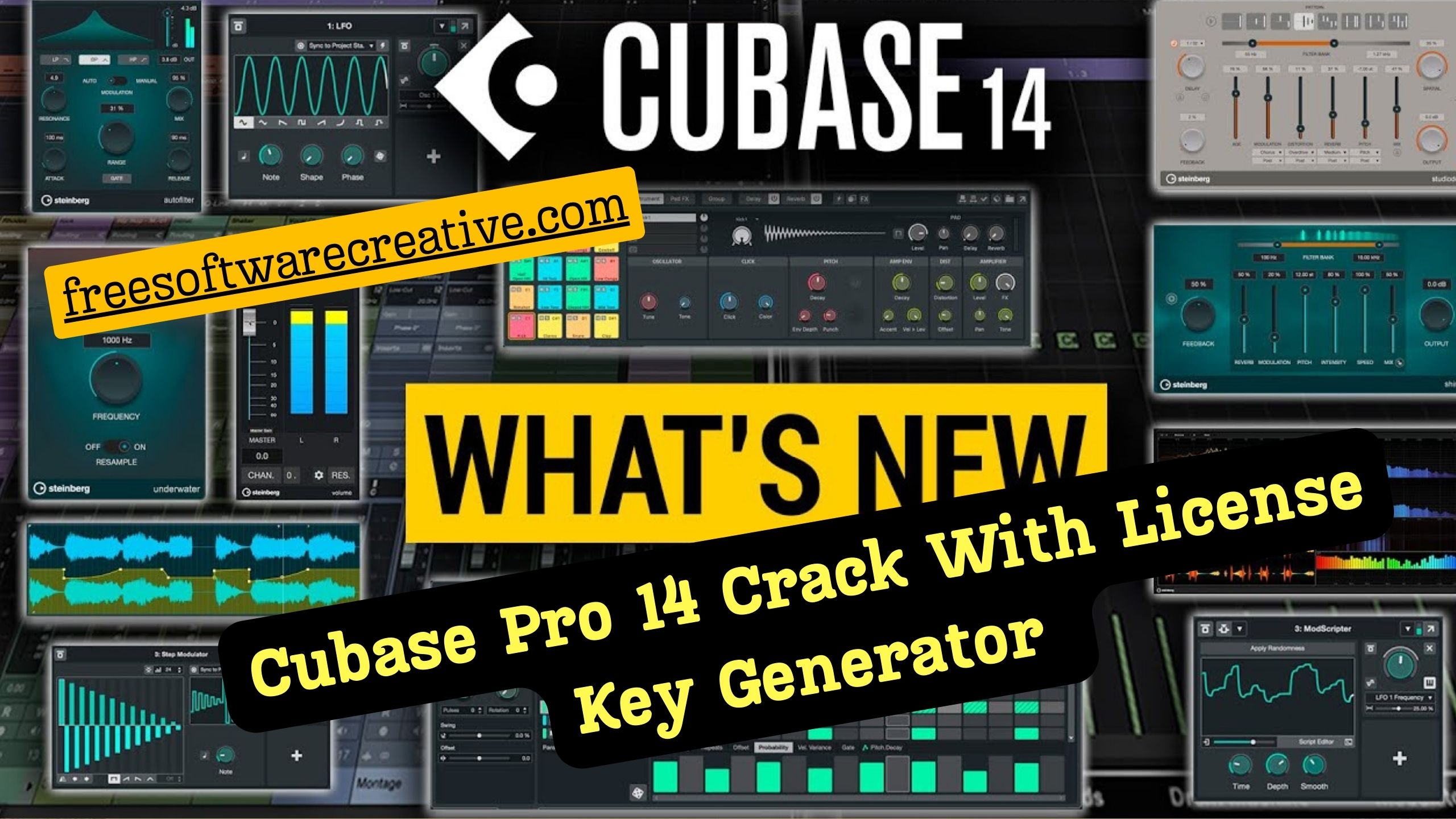 Cubase Pro 14 Crack With License Key Generator for Free DOWNLOAD